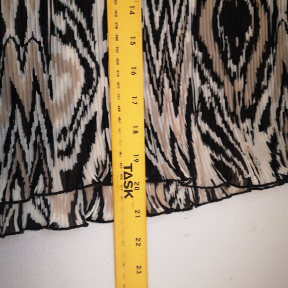 NWT Dress Barn Ladies Size 2X Black/Tan/Beige Twin Set Cami & Blouse - Picture 13 of 14